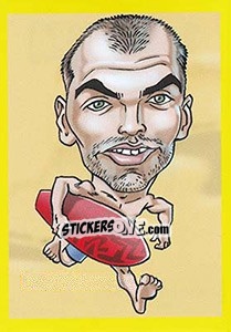 Sticker Goran Pandev - Brazuka 2014 - Viza MG