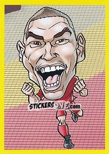 Sticker Gokhan Inler - Brazuka 2014 - Viza MG