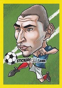 Sticker Karim Benzema - Brazuka 2014 - Viza MG