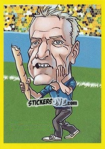 Sticker Didier Deschamps - Brazuka 2014 n. 163 - Viza MG