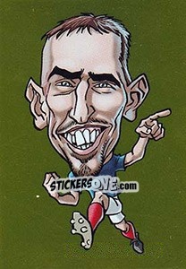 Sticker Franck Ribery - Brazuka 2014 n. 164 - Viza MG