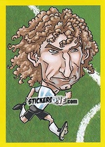 Sticker Fabricio Coloccini - Brazuka 2014 n. 171 - Viza MG