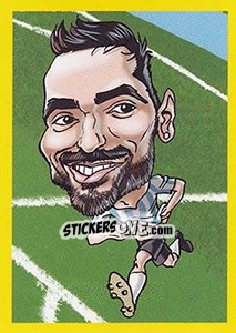 Sticker Ezequiel Lavezzi - Brazuka 2014 n. 176 - Viza MG