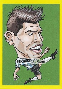 Sticker Sergio Aguero - Brazuka 2014 n. 185 - Viza MG