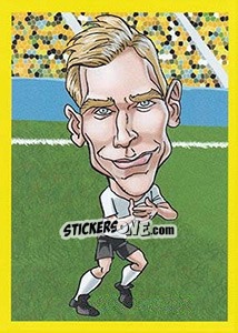 Sticker Per Mertesacker - Brazuka 2014 n. 217 - Viza MG