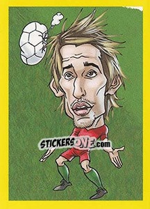 Sticker Fabio Coentrao - Brazuka 2014 n. 230 - Viza MG