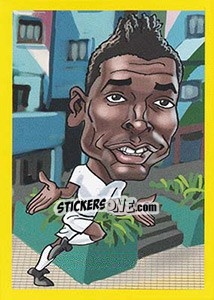 Sticker Asamoh Gyan - Brazuka 2014 - Viza MG