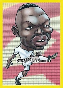 Sticker Suleyman Muntari - Brazuka 2014 - Viza MG