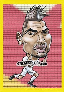 Sticker Kevin Prince Boateng - Brazuka 2014 n. 248 - Viza MG