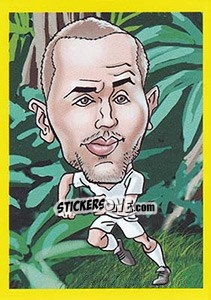 Sticker Madjid Bougherra - Brazuka 2014 - Viza MG