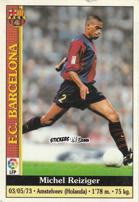 Figurina Reiziger - Las Fichas De La Liga 1999-2000 n. 6 - Mundicromo