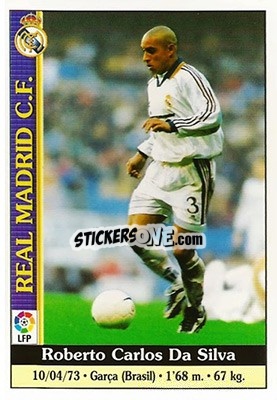 Cromo R. Carlos - Las Fichas De La Liga 1999-2000 - Mundicromo