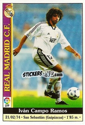 Cromo I. Campo - Las Fichas De La Liga 1999-2000 - Mundicromo