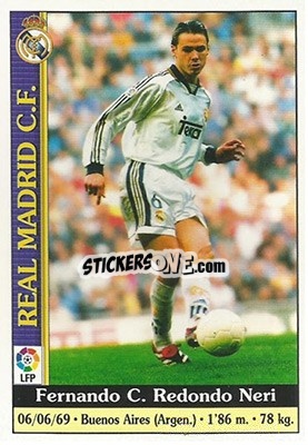 Sticker Redondo - Las Fichas De La Liga 1999-2000 n. 27 - Mundicromo