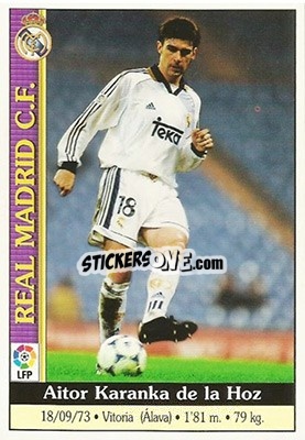 Cromo Karanka - Las Fichas De La Liga 1999-2000 n. 30 - Mundicromo