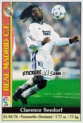 Sticker Seedorf - Las Fichas De La Liga 1999-2000 - Mundicromo