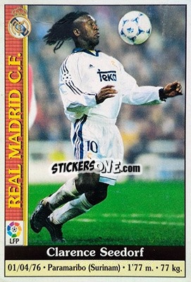 Sticker Seedorf - Las Fichas De La Liga 1999-2000 n. 32 - Mundicromo