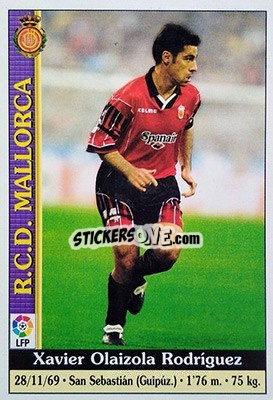 Cromo Olaizola - Las Fichas De La Liga 1999-2000 - Mundicromo