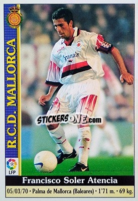 Cromo Soler - Las Fichas De La Liga 1999-2000 - Mundicromo