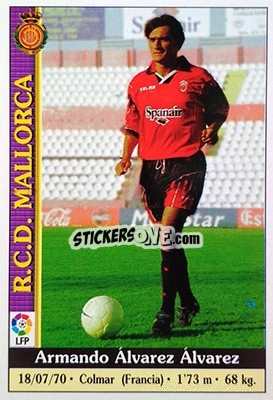 Cromo Armando - Las Fichas De La Liga 1999-2000 - Mundicromo