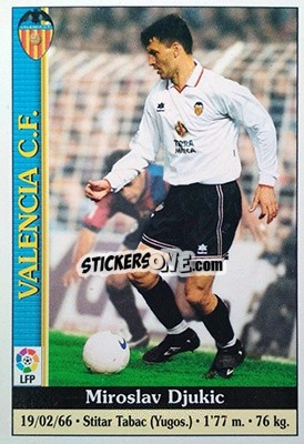 Sticker Djukic - Las Fichas De La Liga 1999-2000 n. 61 - Mundicromo
