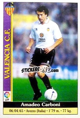 Sticker Carboni - Las Fichas De La Liga 1999-2000 - Mundicromo