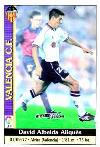 Cromo Albelda - Las Fichas De La Liga 1999-2000 n. 67 - Mundicromo