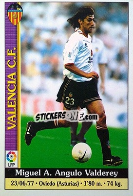 Figurina Angulo - Las Fichas De La Liga 1999-2000 - Mundicromo
