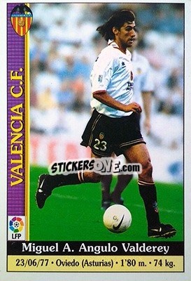 Sticker Angulo - Las Fichas De La Liga 1999-2000 n. 70 - Mundicromo