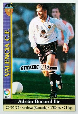 Cromo Adrian Illie - Las Fichas De La Liga 1999-2000 - Mundicromo