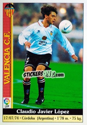 Sticker C. López - Las Fichas De La Liga 1999-2000 - Mundicromo