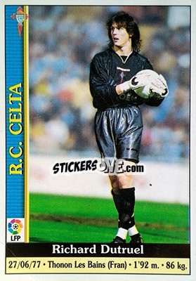 Sticker Dutruel - Las Fichas De La Liga 1999-2000 - Mundicromo