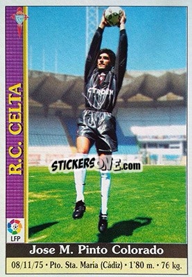 Sticker Pinto - Las Fichas De La Liga 1999-2000 - Mundicromo