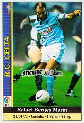 Figurina Berges - Las Fichas De La Liga 1999-2000 - Mundicromo