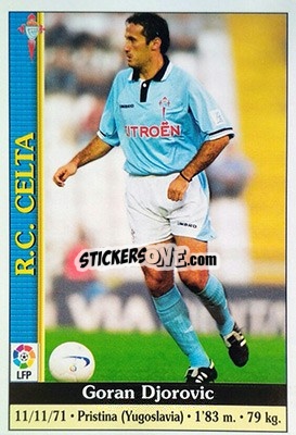 Sticker Djorovic - Las Fichas De La Liga 1999-2000 - Mundicromo
