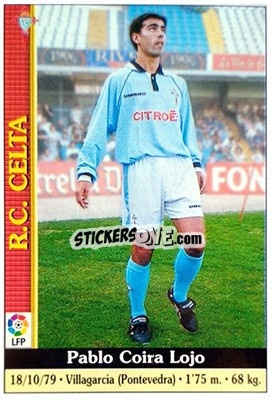 Sticker Coira - Las Fichas De La Liga 1999-2000 - Mundicromo