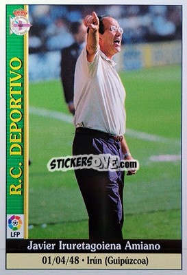 Cromo Irureta - Las Fichas De La Liga 1999-2000 - Mundicromo