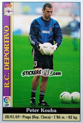 Sticker Kouba - Las Fichas De La Liga 1999-2000 - Mundicromo