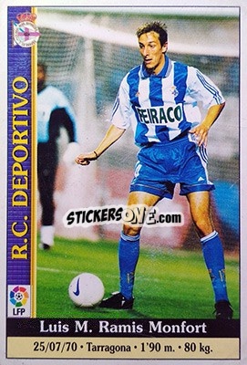 Cromo Ramis - Las Fichas De La Liga 1999-2000 - Mundicromo