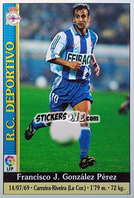 Sticker Fran - Las Fichas De La Liga 1999-2000 - Mundicromo