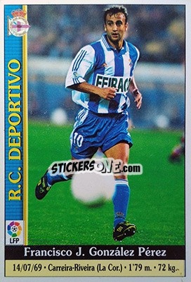 Figurina Fran - Las Fichas De La Liga 1999-2000 - Mundicromo