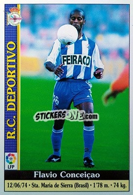 Cromo Flavio C. - Las Fichas De La Liga 1999-2000 - Mundicromo