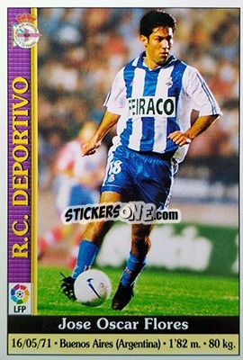 Cromo Turu Flóres - Las Fichas De La Liga 1999-2000 n. 106 - Mundicromo