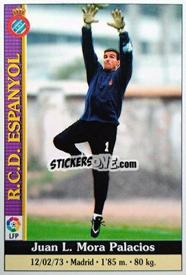 Sticker Mora - Las Fichas De La Liga 1999-2000 - Mundicromo