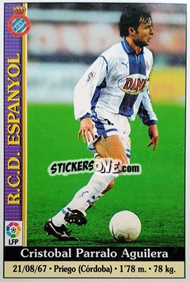 Cromo Cristobal - Las Fichas De La Liga 1999-2000 - Mundicromo