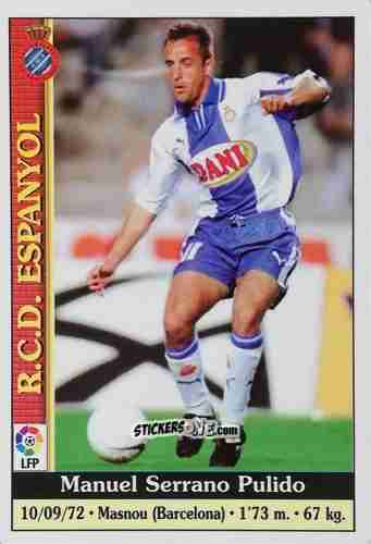 Figurina Serrano - Las Fichas De La Liga 1999-2000 n. 122 - Mundicromo