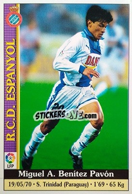 Sticker Benitez - Las Fichas De La Liga 1999-2000 n. 124 - Mundicromo