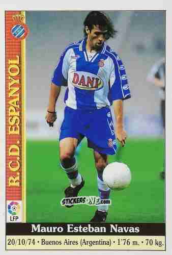 Cromo Navas - Las Fichas De La Liga 1999-2000 n. 126 - Mundicromo