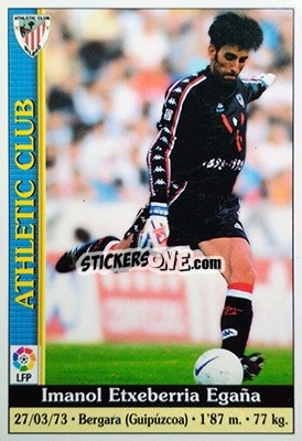 Sticker Imanol Et. - Las Fichas De La Liga 1999-2000 - Mundicromo