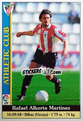 Cromo Alkorta - Las Fichas De La Liga 1999-2000 - Mundicromo